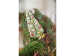 Juletræ modern 9 cm på klips på krans fra Medusa - Fransenhome